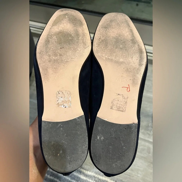 J Crew blue suede slip on shoes. Size 7 - Picture 6 of 9